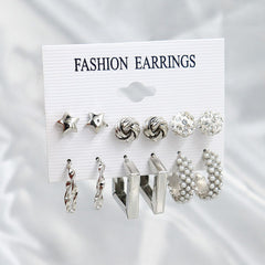 Combo Pack Of Earrings(Pack Of 6) Roposo Clout